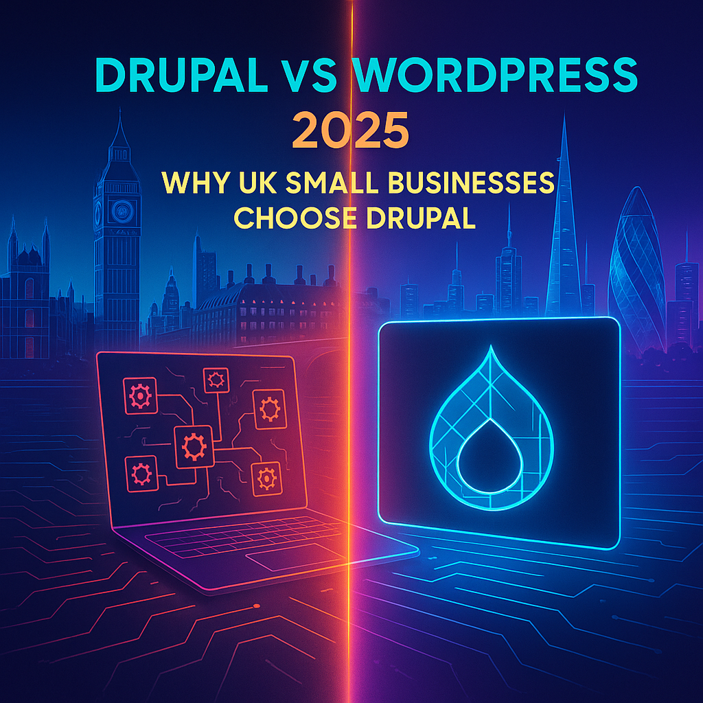 Why Small Businesses in the UK Are Choosing Drupal Over WordPress in 2025