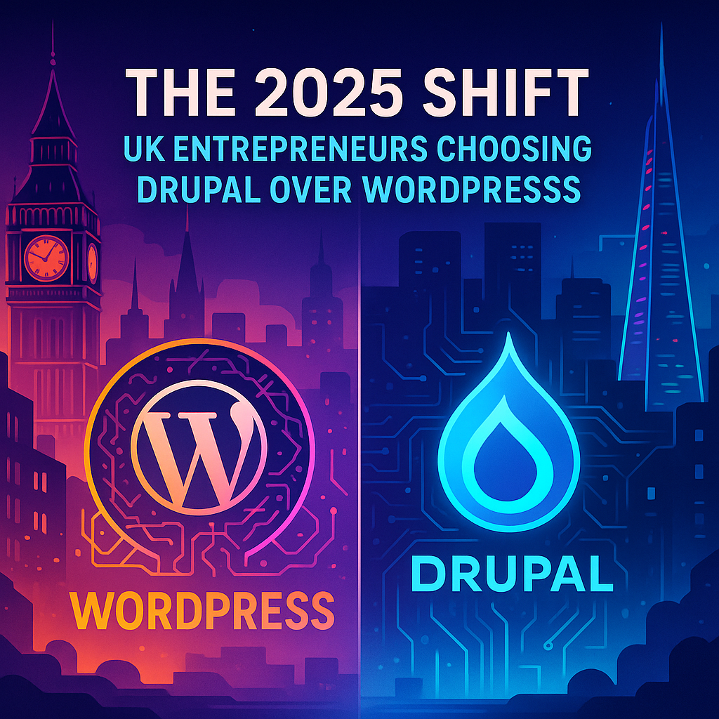 The 2025 Shift – UK Entrepreneurs Choosing Drupal Over WordPress