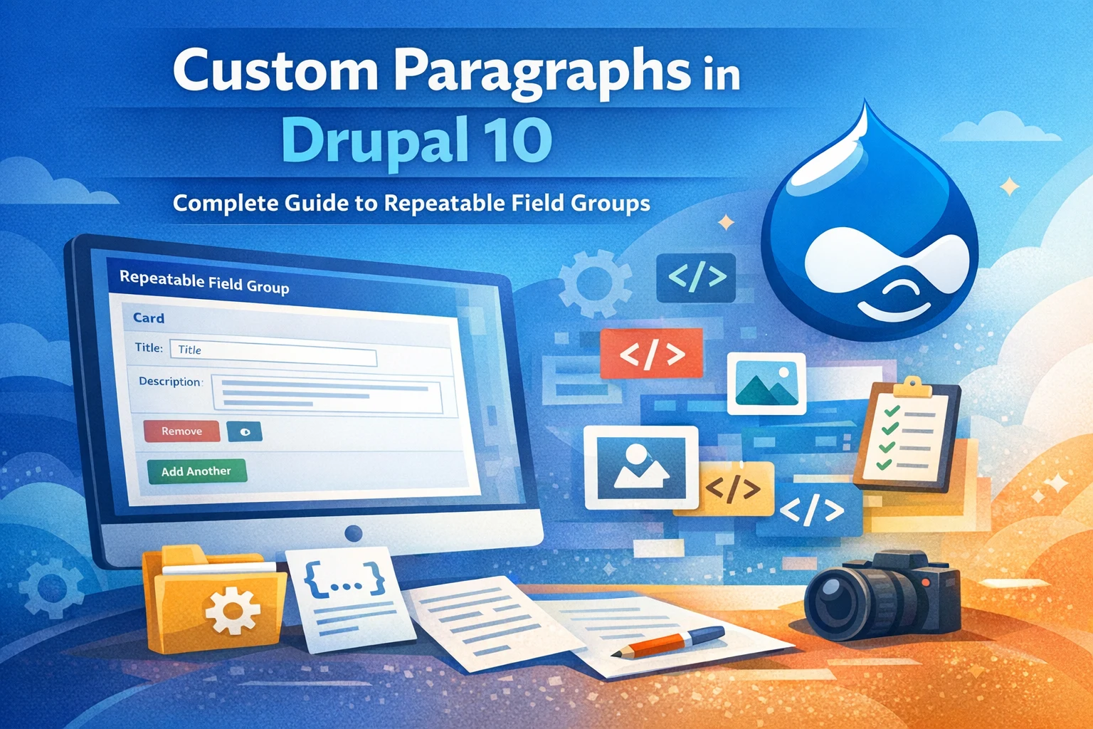 Custom Paragraphs in Drupal 10: Complete Guide to Repeatable Field Groups